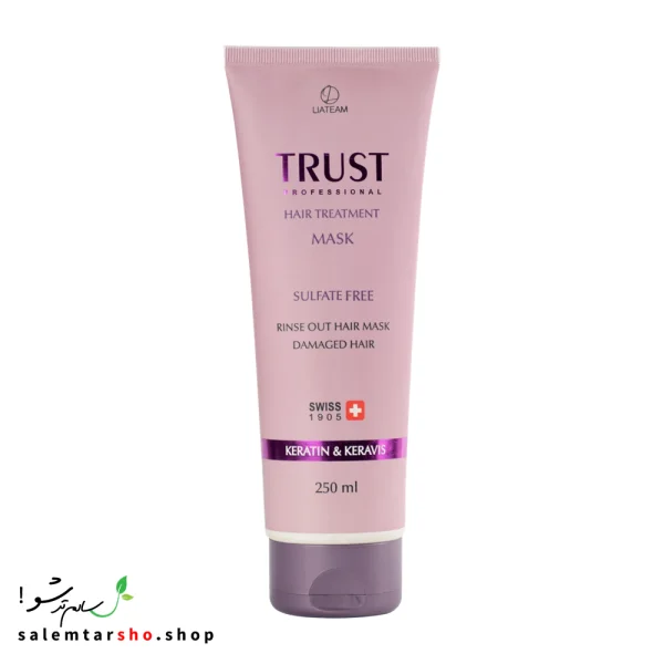 ماسک موی کراتین برای موهای آسیب‌دیده و رنگ‌شده با عصاره جوانه گندم و آلوئه‌ورا