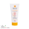 کرم ضد آفتاب رنگی و ضد پیری بژ تیره تراست با SPF50+ برای محافظت از پوست در برابر اشعه UV و آلودگی