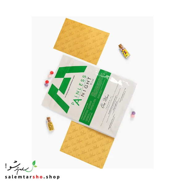 چسب پین‌لس برند وانمور با تکنولوژی ترانس‌درمال برای تسکین درد مفاصل، عضلات و بهبود عملکرد بدن کاربرد دارد.