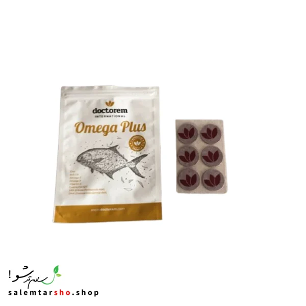 چسب امگا پلاس با جذب ترانس‌درمال ترکیباتی مثل امگا ۳، روغن کریل و Q10 را برای سلامت قلب، مغز و پوست وارد بدن می‌کند.